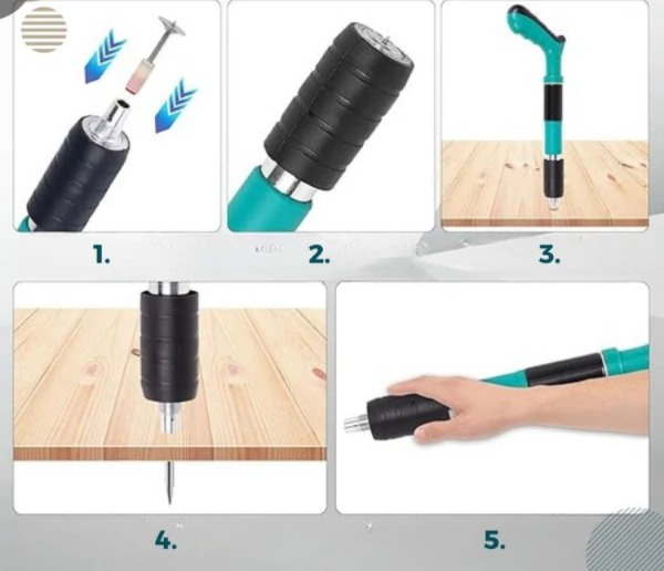 Pistola para remaches manual